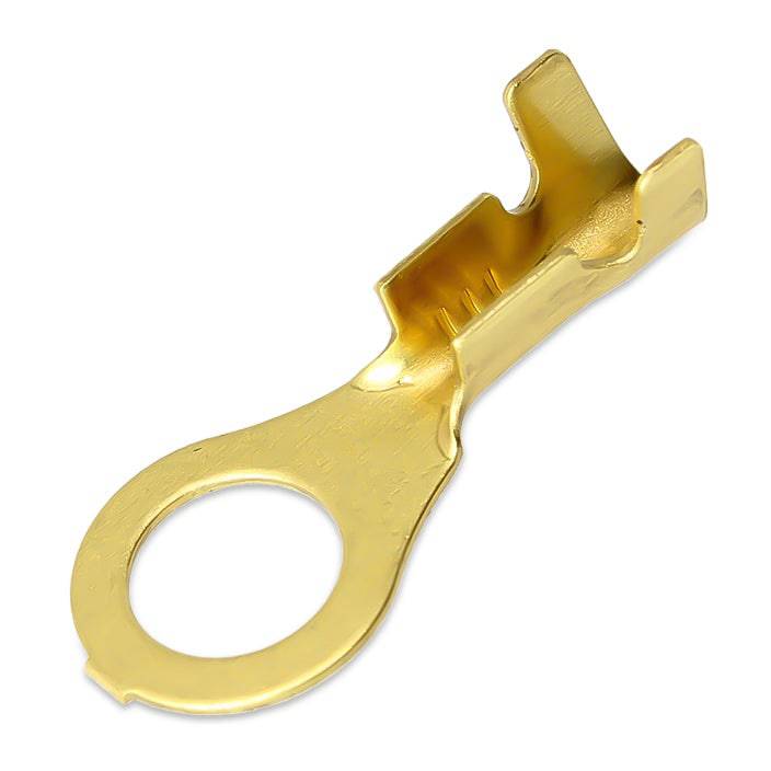 RM050-01B9L - Open Barrel Ring Terminal - 22-16 AWG - #10 Orificio