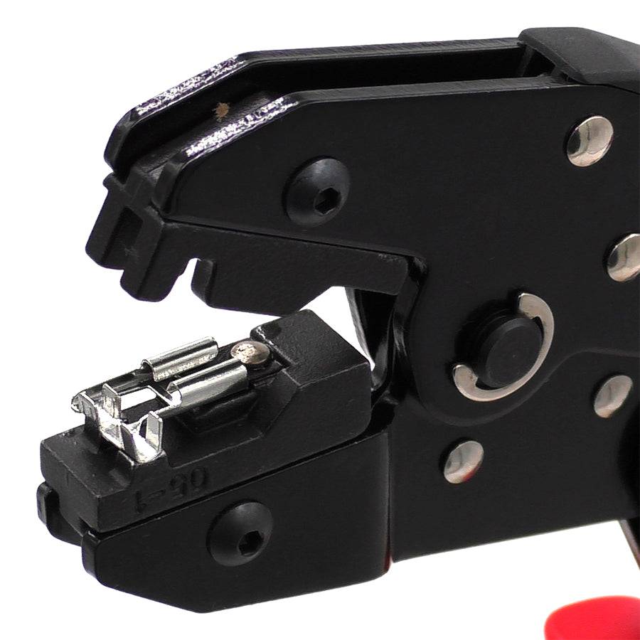 FDT10054 -  22 to 18 AWG Non Insulated Flag Terminal Crimping Tool, Ratcheting, 1 Piece