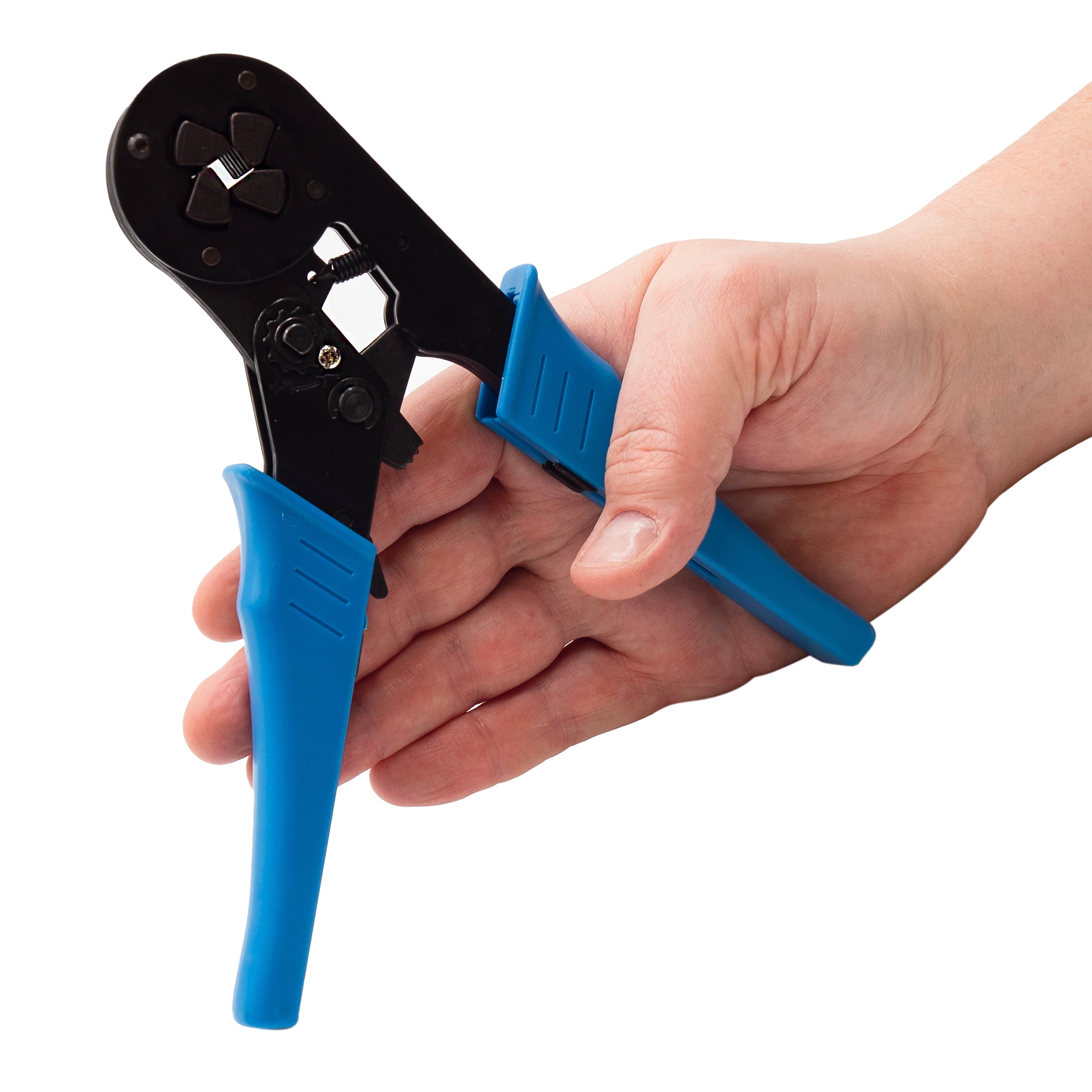 FD1006SQ - 10 to 6 AWG Wire Ferrules Crimping Tool, Self-Adjusting Ratchet, Square Profile, 1 Piece