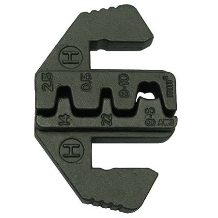 QCD6F - 22 to 6 AWG Open Barrel Terminals Quick Change Crimping Die Set, 1 Piece