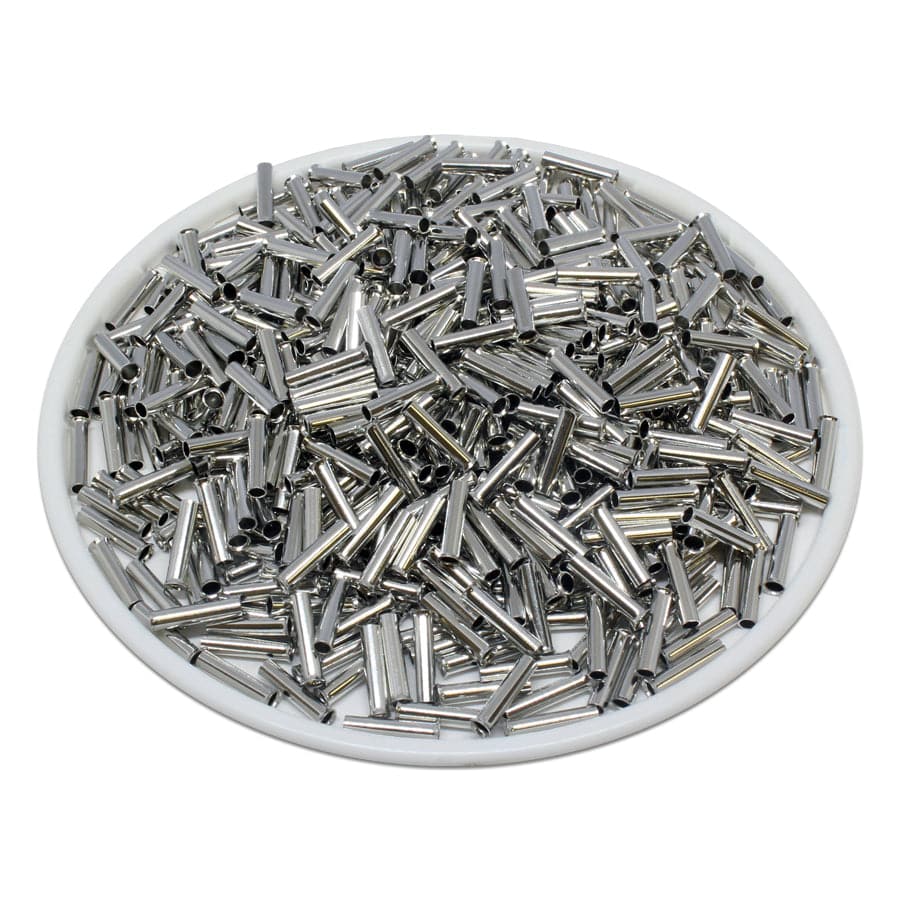 N10008 - 18AWG Sin aislamiento Punteras, 8mm Pin, UL Recognized, 1000 piezas