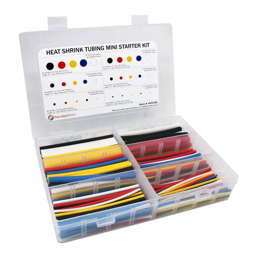 HSTC180 - 2:1 Shrink Tubing Mini Mini Kit (Variety) - 1/16" a 3/8"