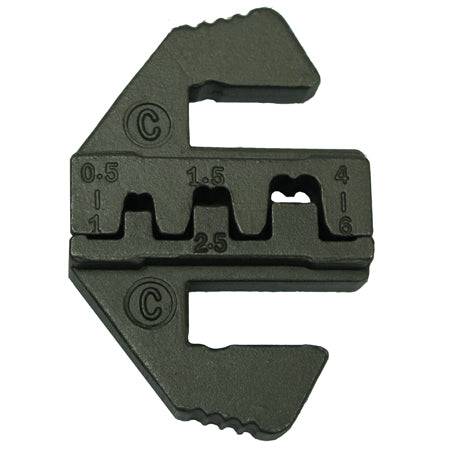 QCD5E - 22 to 10 AWG Open Barrel Terminals Quick Change Crimping Die Set, 1 Piece