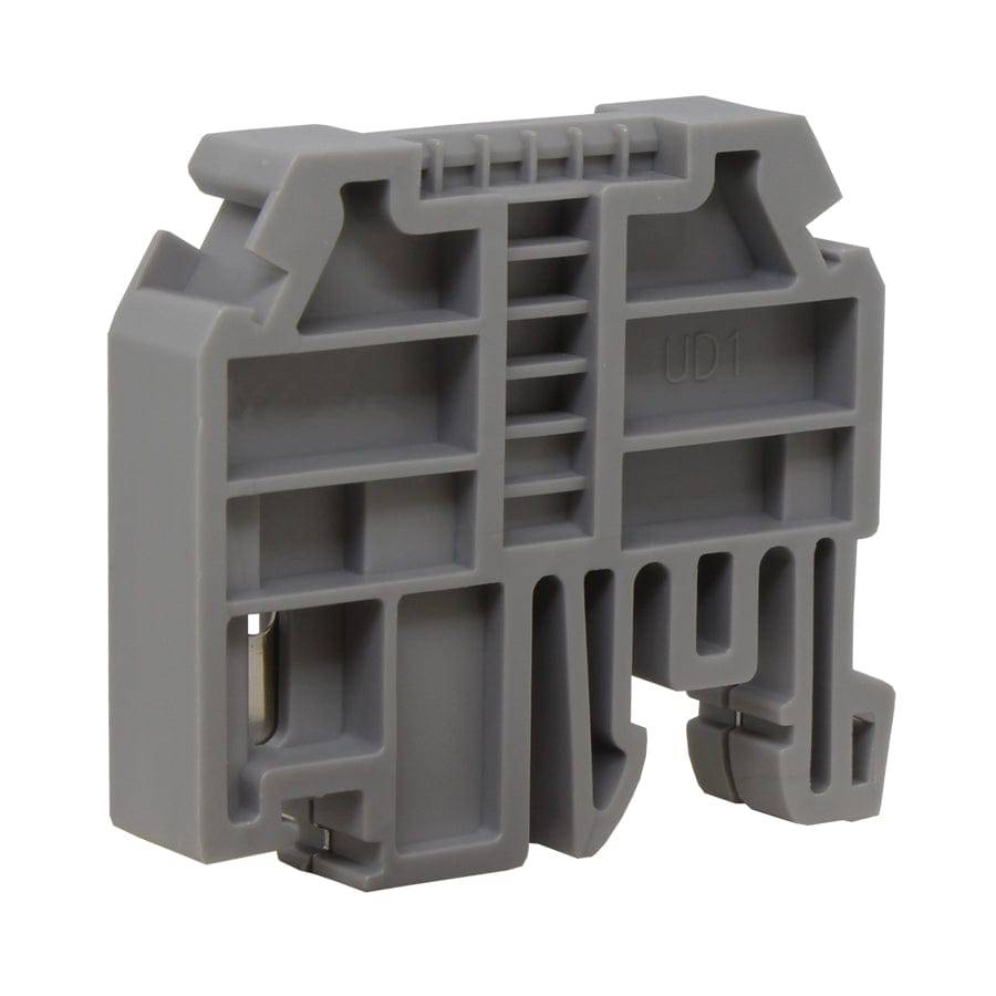 UD1(GY) - Snap-On End Clamp, Gris, 1 pieza