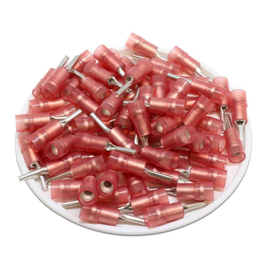 PTNYD1-9 - Con aislamiento de nailon Terminales de pin - 22-16 AWG - Double Crimp