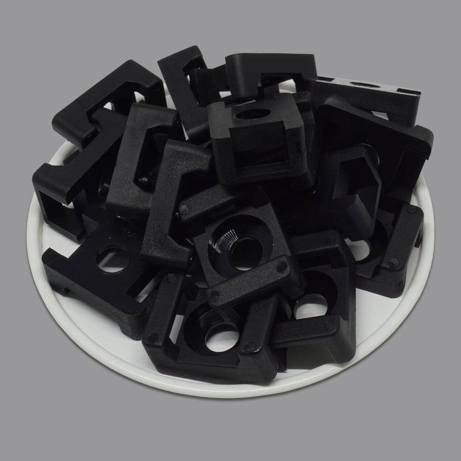 HC2LB - Saddle Tie Mount - 0.91 x 0.63 x 0.39" - Black
