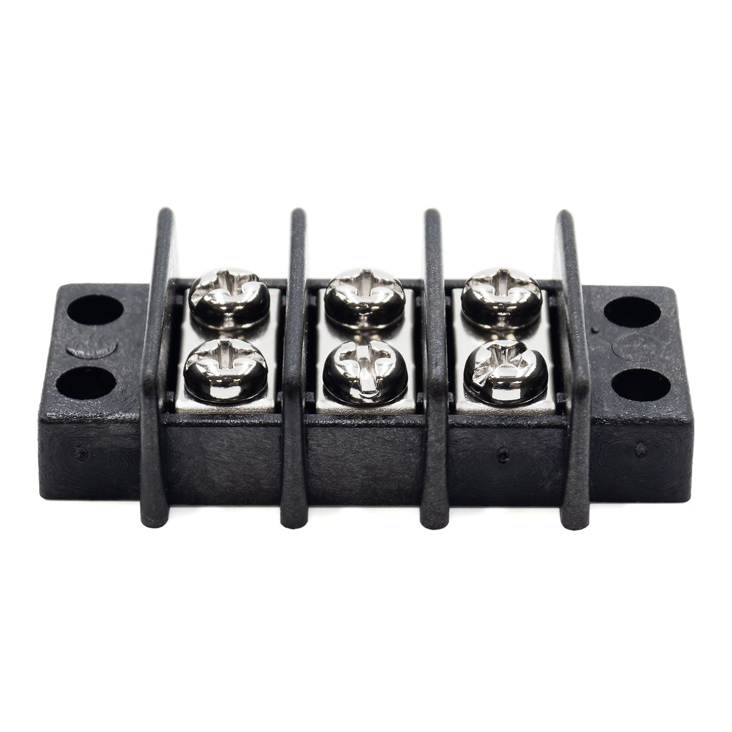 TB18-3P - Barrier Strip Terminal Block, Terminal Strip, 3 Pole, Double Row, 20A, 300V, UL Approved, 1 Piece
