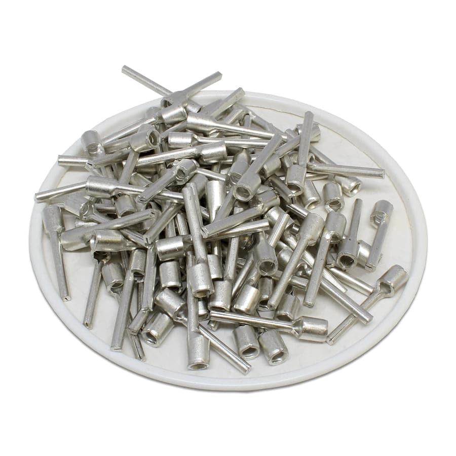 16-14 AWG Sin aislamiento Terminales de pin, 5/8" Pin, UL Approved, 100 piezas - PTNB2-16