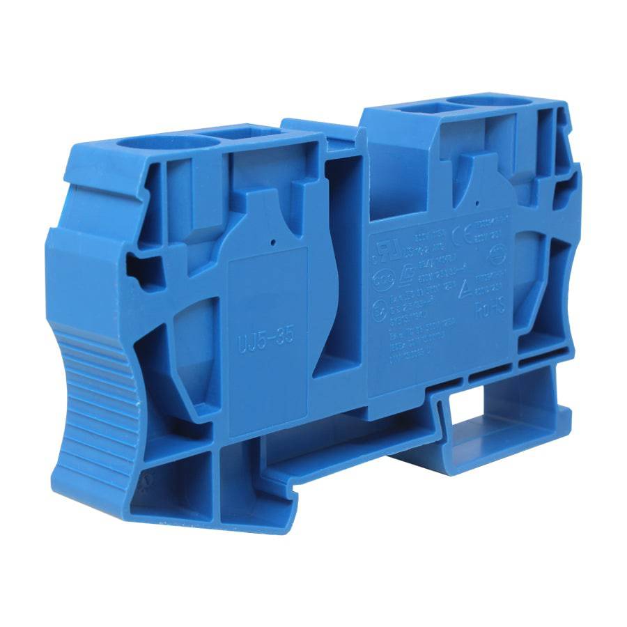 UJ5-35(BU) - 14 a 2 AWG, Spring Cage Terminal Block, 800v, UL Approved, Azul