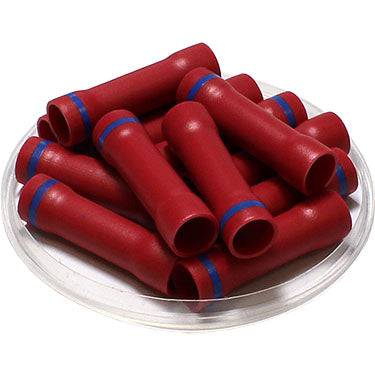 BVT8CD2 - 8 AWG down a 16 a 14 AWG Vinyl PVC Step Down Conectores de empalme a tope, 25 piezas