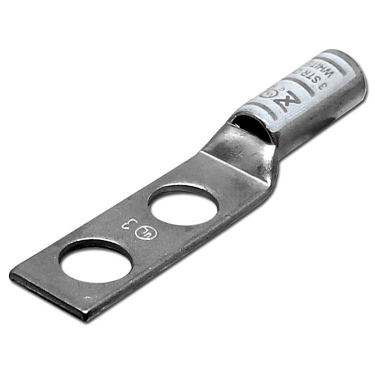 LT314 - 3 AWG Terminal de compresión - 1/4" Tamaño del orificio, 1 pieza