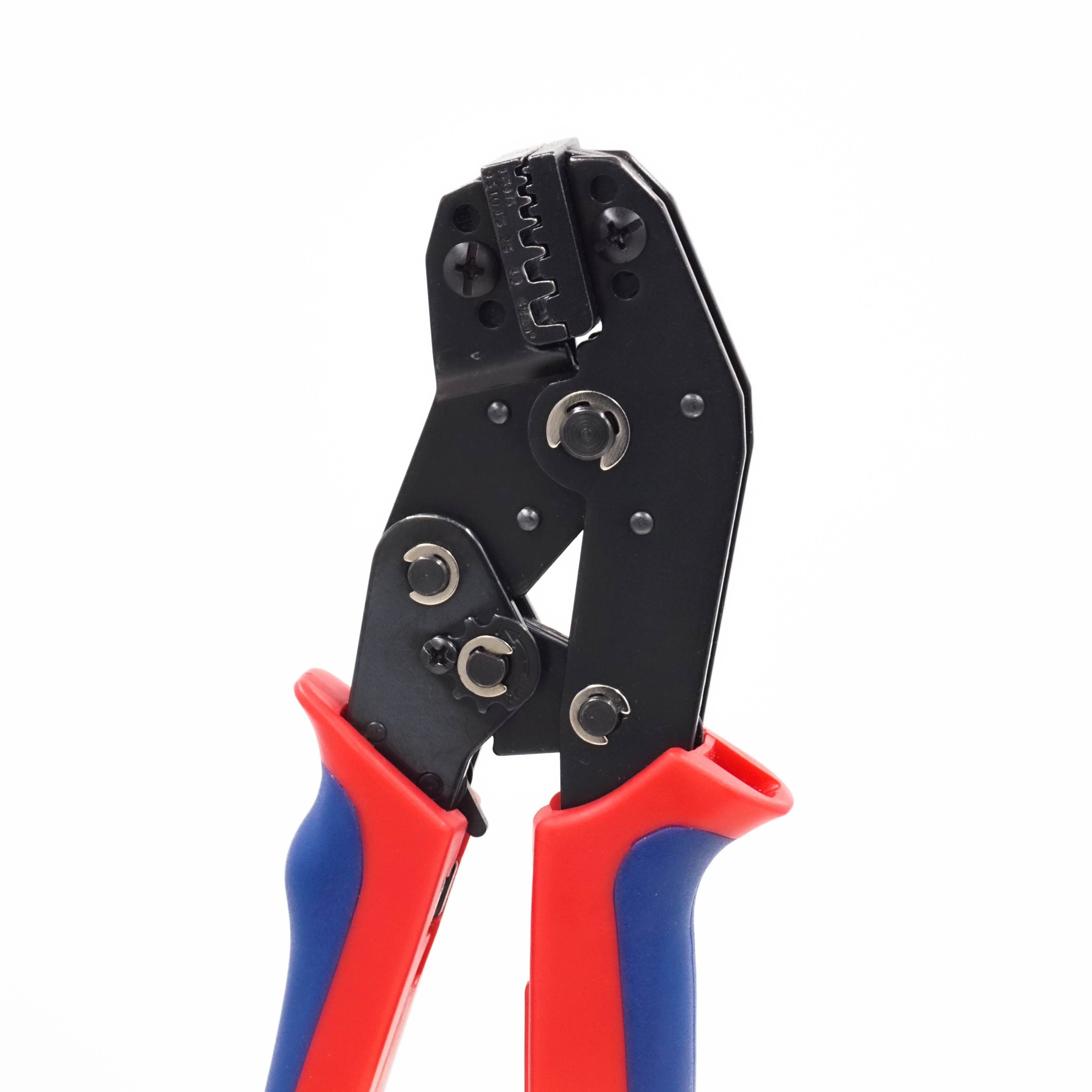 FD2410N-20 - 24 a 10 AWG Herramienta de crimpado para punteras, Side Load, XL Longitud Crimp, Trapezoidal Perfil, 1 pieza