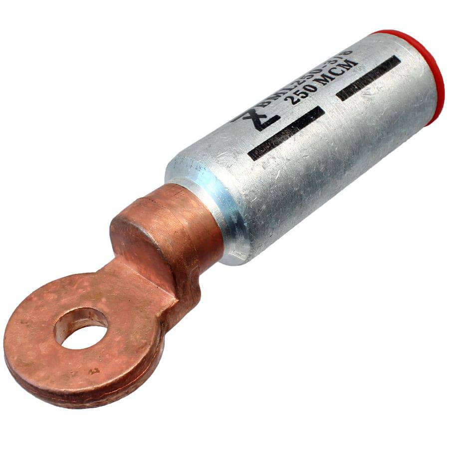 BML150-10 - 250 MCM Bi-metal Compression Lugs, 3/8" Orificio, 1 pieza