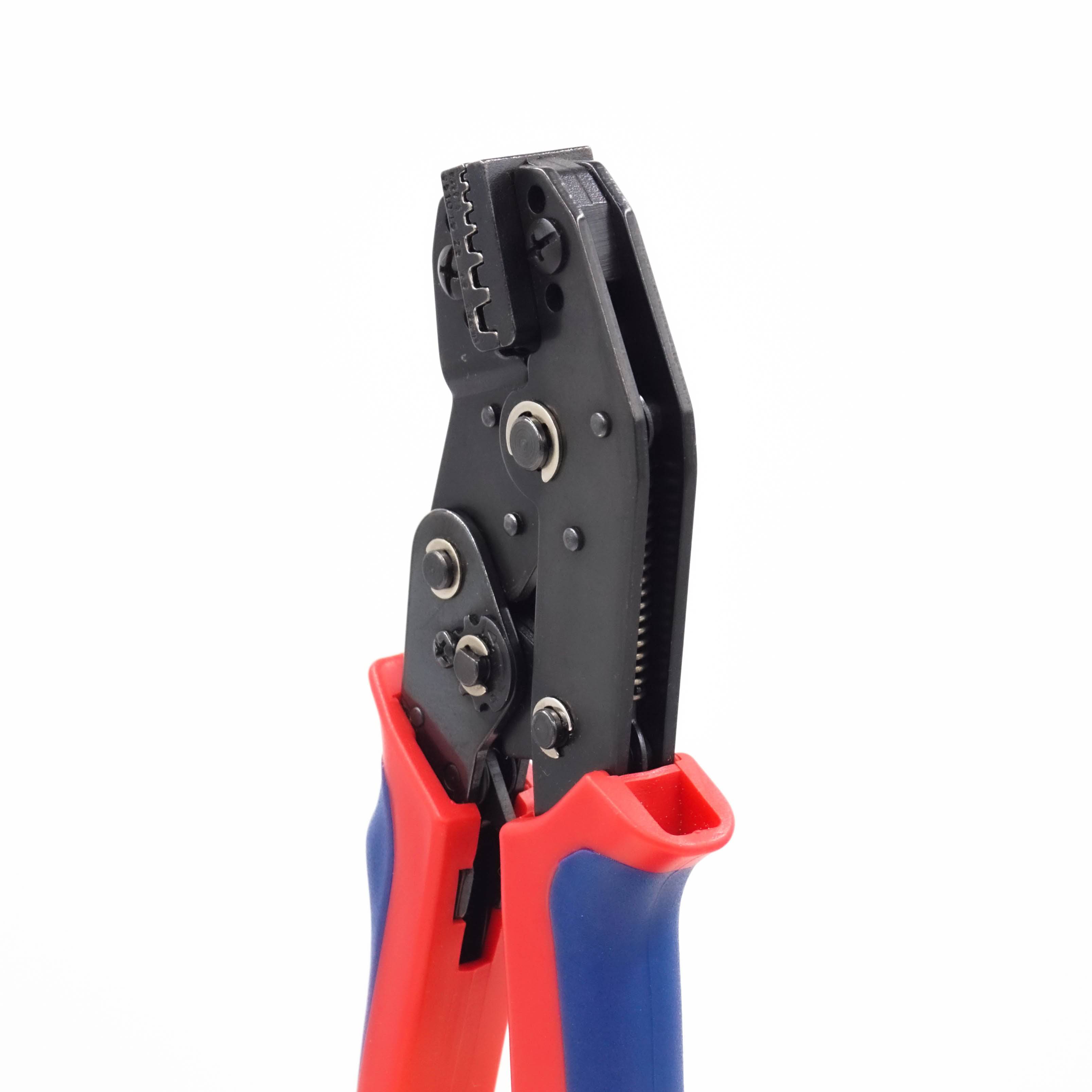 FD2410N-20 - 24 a 10 AWG Herramienta de crimpado para punteras, Side Load, XL Longitud Crimp, Trapezoidal Perfil, 1 pieza