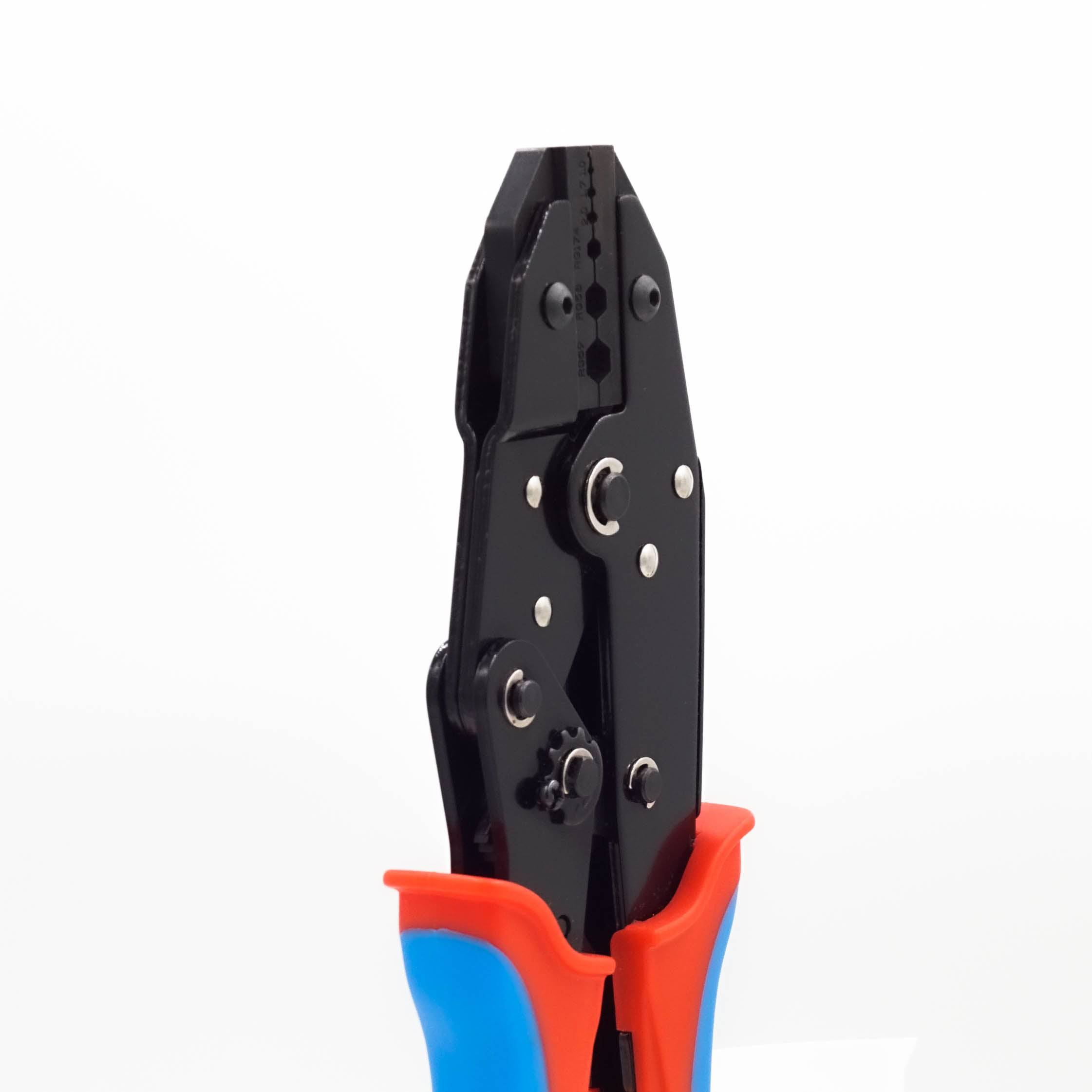 FDT1008121 - Coaxial Crimper - Range: 6.5mm (.256"), 5.4mm (.212"), 3.25mm (.127"), 2mm (.078")