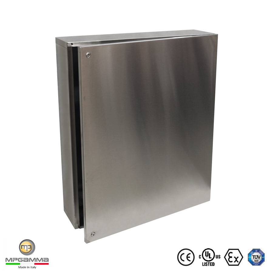 MPGamma CPN10012030 Solid Door Cabinet, Size: 40"x 48" x 12", 304 Stainless Steel, UL Listed