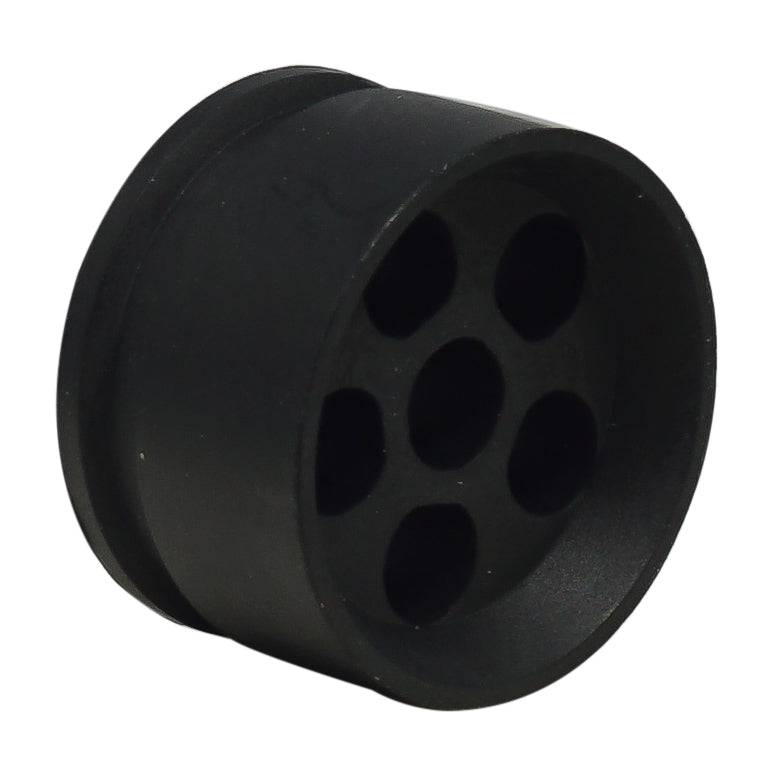 MHS1011 - Prensaestopas Multi orificio Sellos, Tamaños: NPT1/2", PG13.5, M20S, 6-orificio x 3.2mm, IP68, 1 pieza