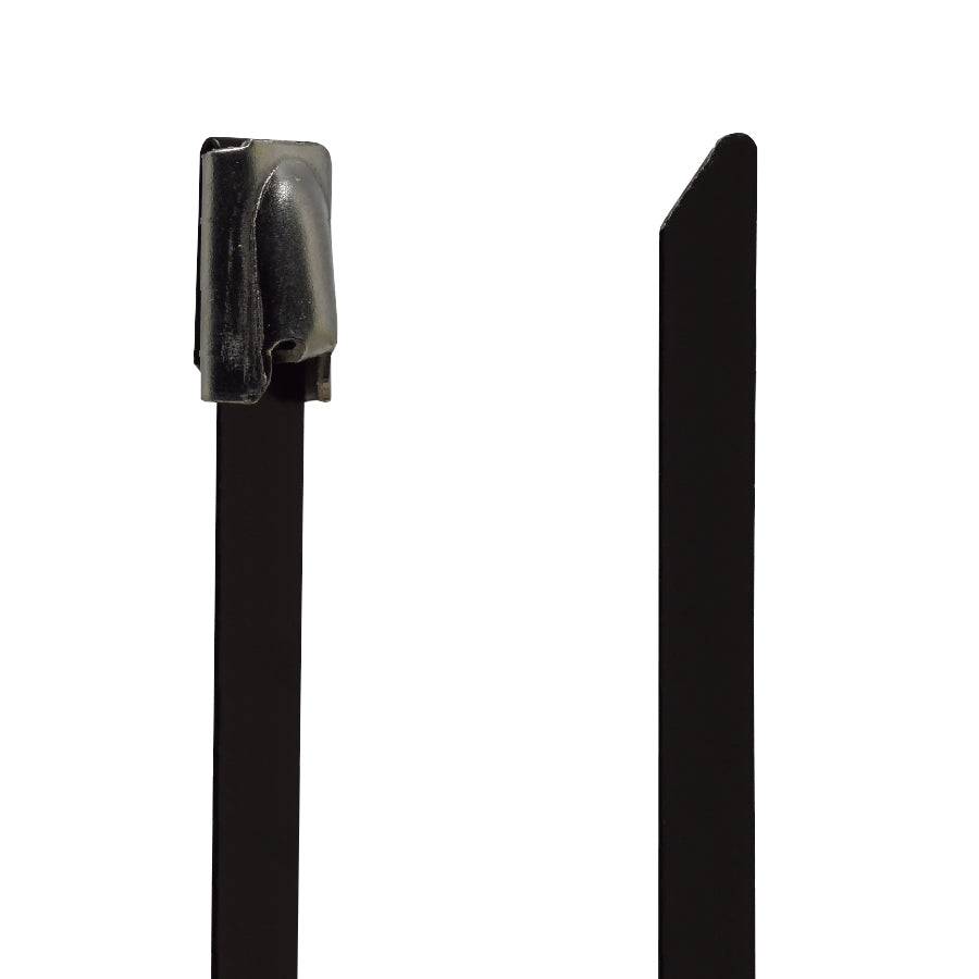 PVC304-46300 - 12" Standard PVC Coated Stainless Steel Cable Ties, 200lb Tensile Strength, 304 Grade, 50-Pack