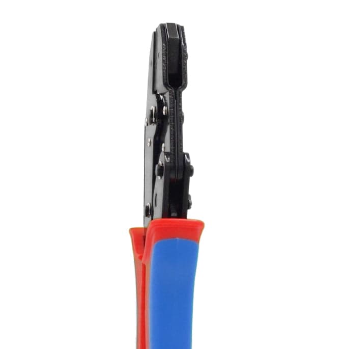 FDT10044 - 24 a 10 AWG Open Barrel Conectores Herramienta de crimpado, Faston B-Type, 1 pieza