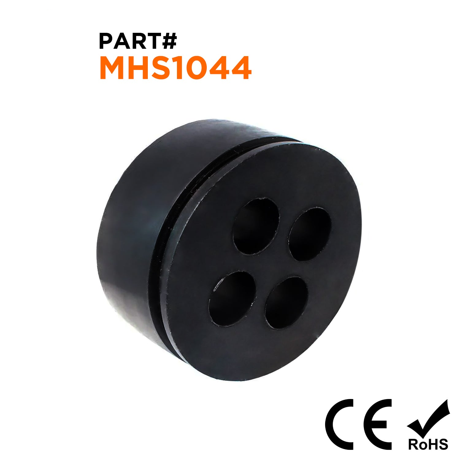 Multiple Hole Cable Gland Seals, Sizes: NPT1", PG29, M32, 4-Hole x 7mm, IP68 - MHS1044