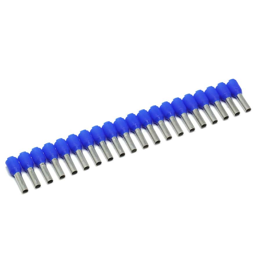 SW25008 - 14 AWG Strips de Insulated Punteras, 8mm Pin, 500 piezas