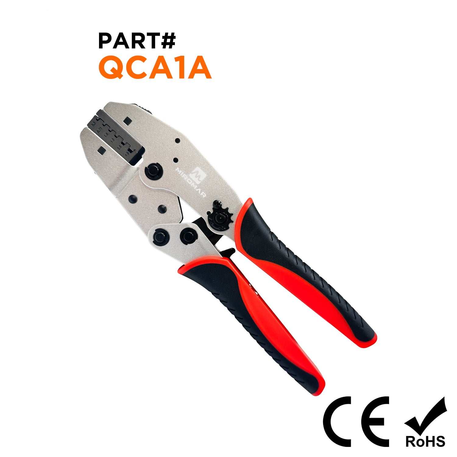 QCA1A - 22 to 12 AWG Wire Ferrules Quick-Change Crimping tool, Featherlight, 1 Piece