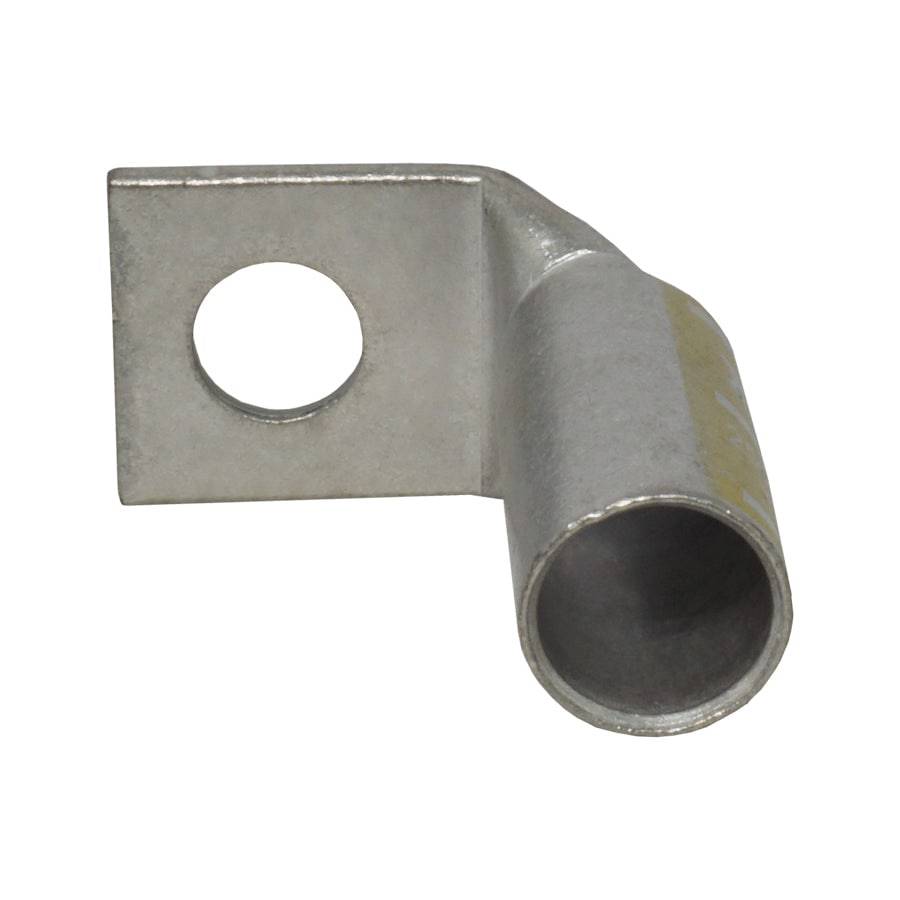 LBF25012 - 90 Degree Long Barrel Compression Lug - 250MCM - 1/2" Stud, 1 Piece