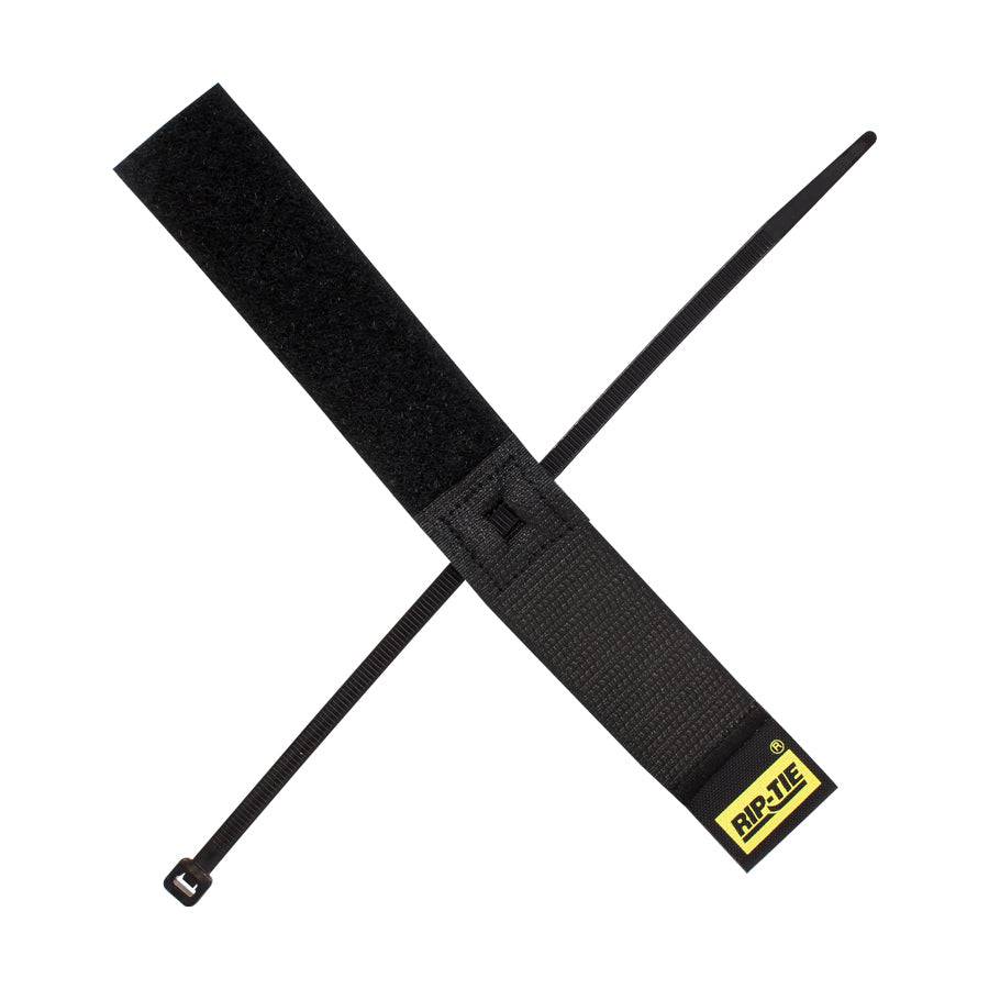 S-06-1PK-BK - Rip-Tie CableHanger - 1"x6" - Negro