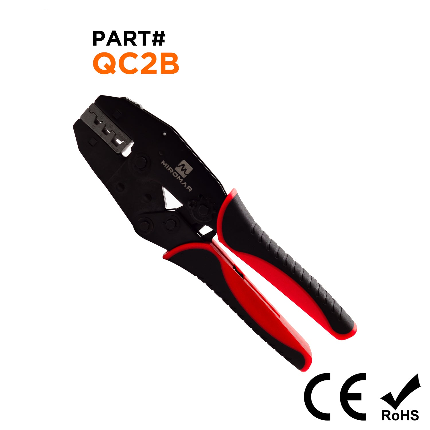 Quick-Change Tool & Die Set for Wire Ferrules (10 to 6 AWG) - QC2B