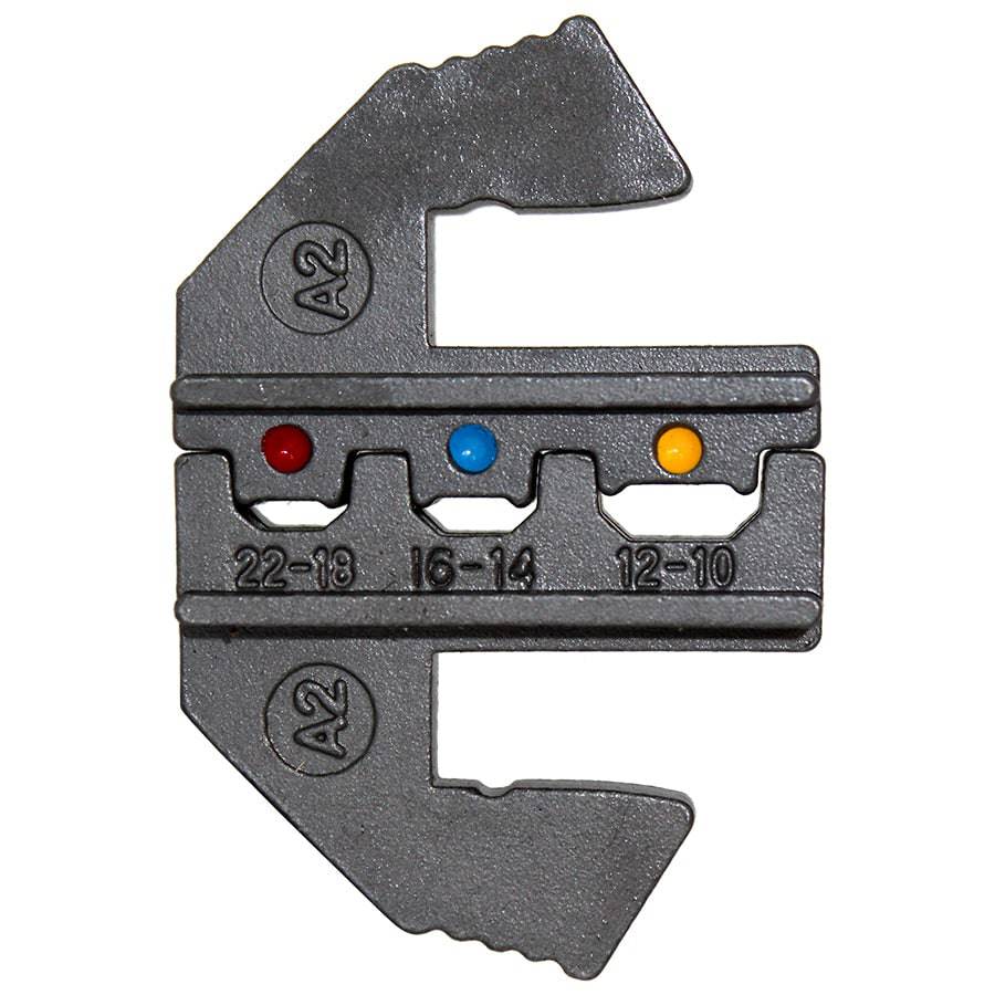QCD3C3 - 22 to 10 AWG Insulated Quick Disconnects Quick Change Die Set, 1 Piece