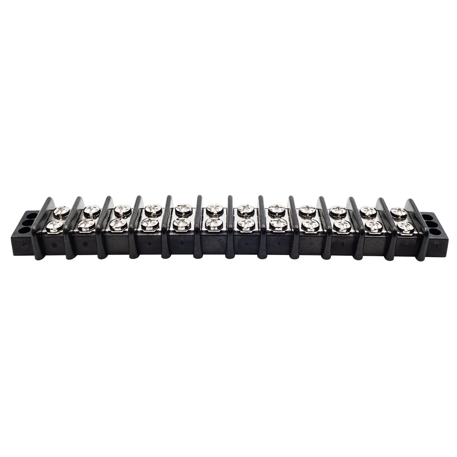 TB21-12P - Barrier Strip Terminal Block, Terminal Strip, 12 Pole, Double Row, 30A, 300V, UL Approved, 1 Piece