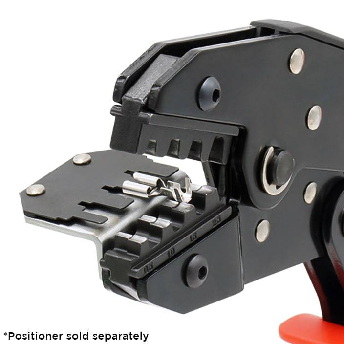 FDT10043 - 24 to 14 AWG Open Barrel Connectors Crimping Tool, Faston B-Type, 1 Piece