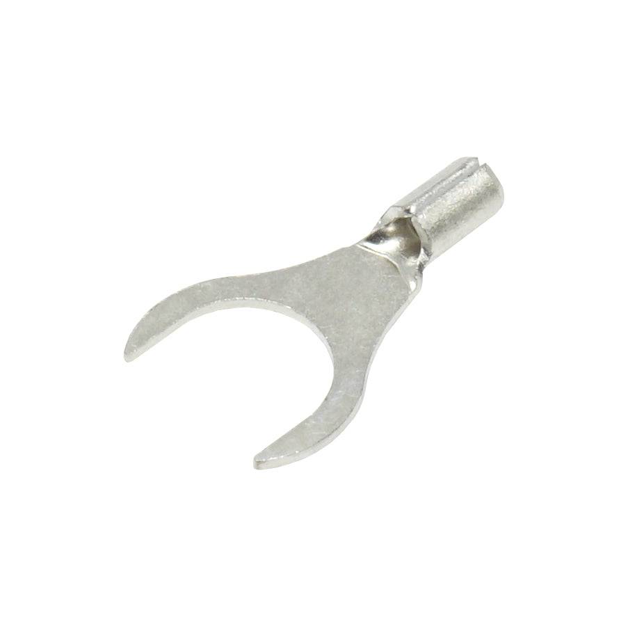ANB1-8 - 22 to 16 AWG Non Insulated Fork Terminals, 5/16" Stud, UL Recognized, 100 Pieces