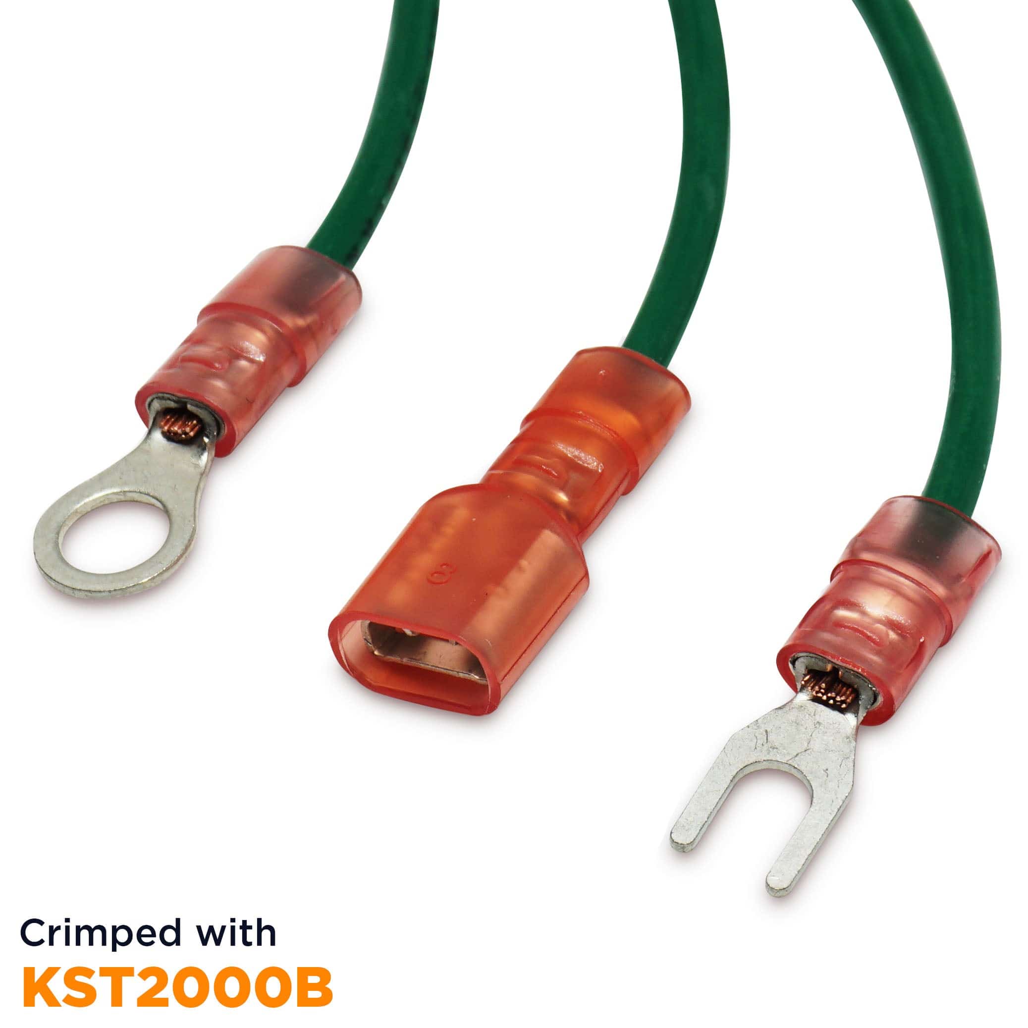 KST2000B - 22 to 10 AWG Insulated Double Crimp Terminals Crimping Tool, UL Recognized - 1 Piece