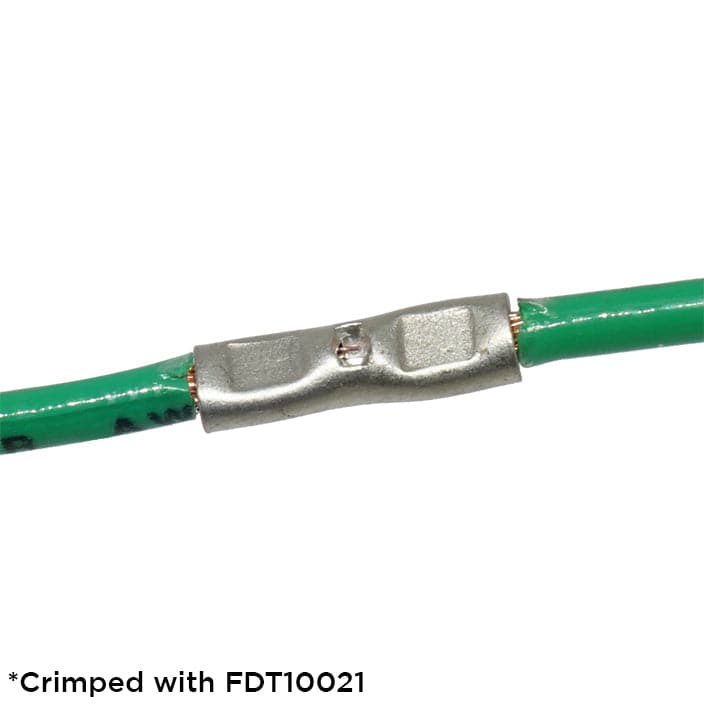 BNT5 - 12-10 AWG Non Insulated Butt Splice Connectors, 9/16" Length, UL Approved, 100 Pieces