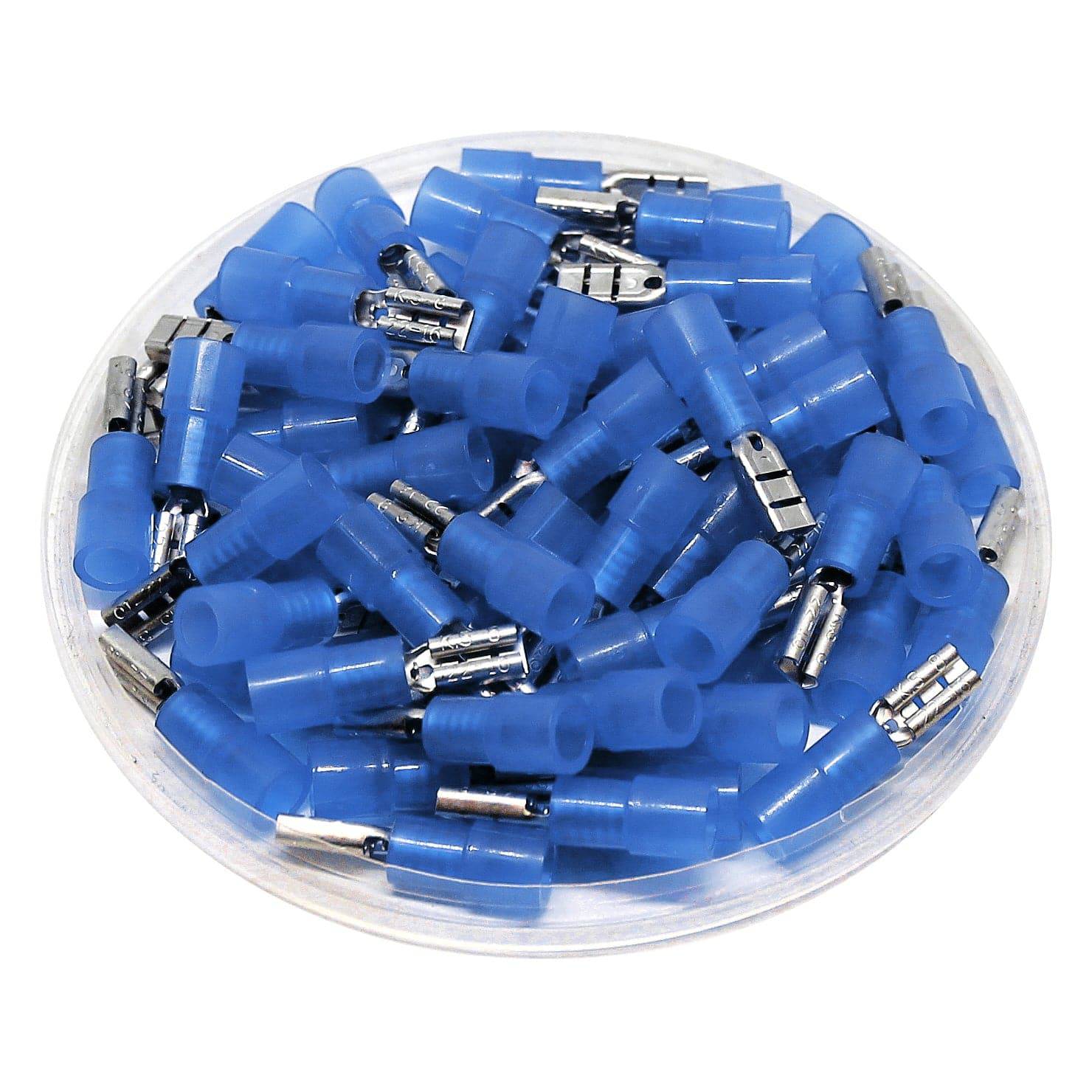 FDNY2-110(8) - 16 to 14 AWG Nylon Insulated Quick Disconnects, Female, 100 Pieces