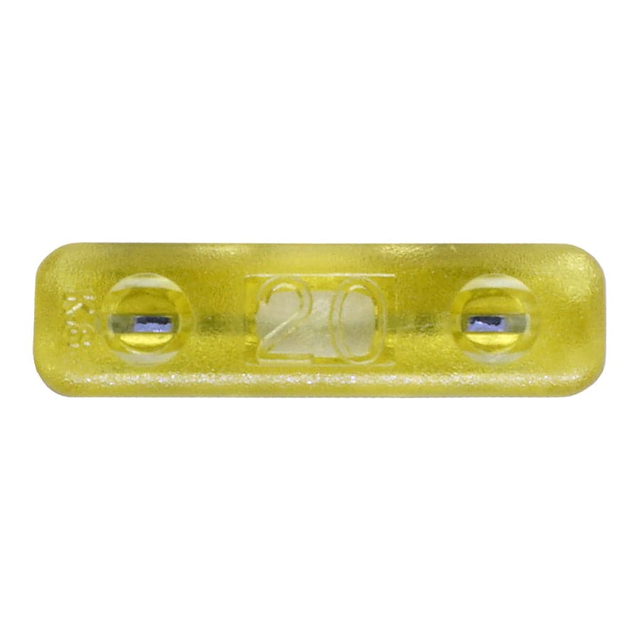 FATC-20A-Amarillo - 20 AMP Automotive Blade Fuses, Marine Blade Fuses, Amarillo, 10 piezas