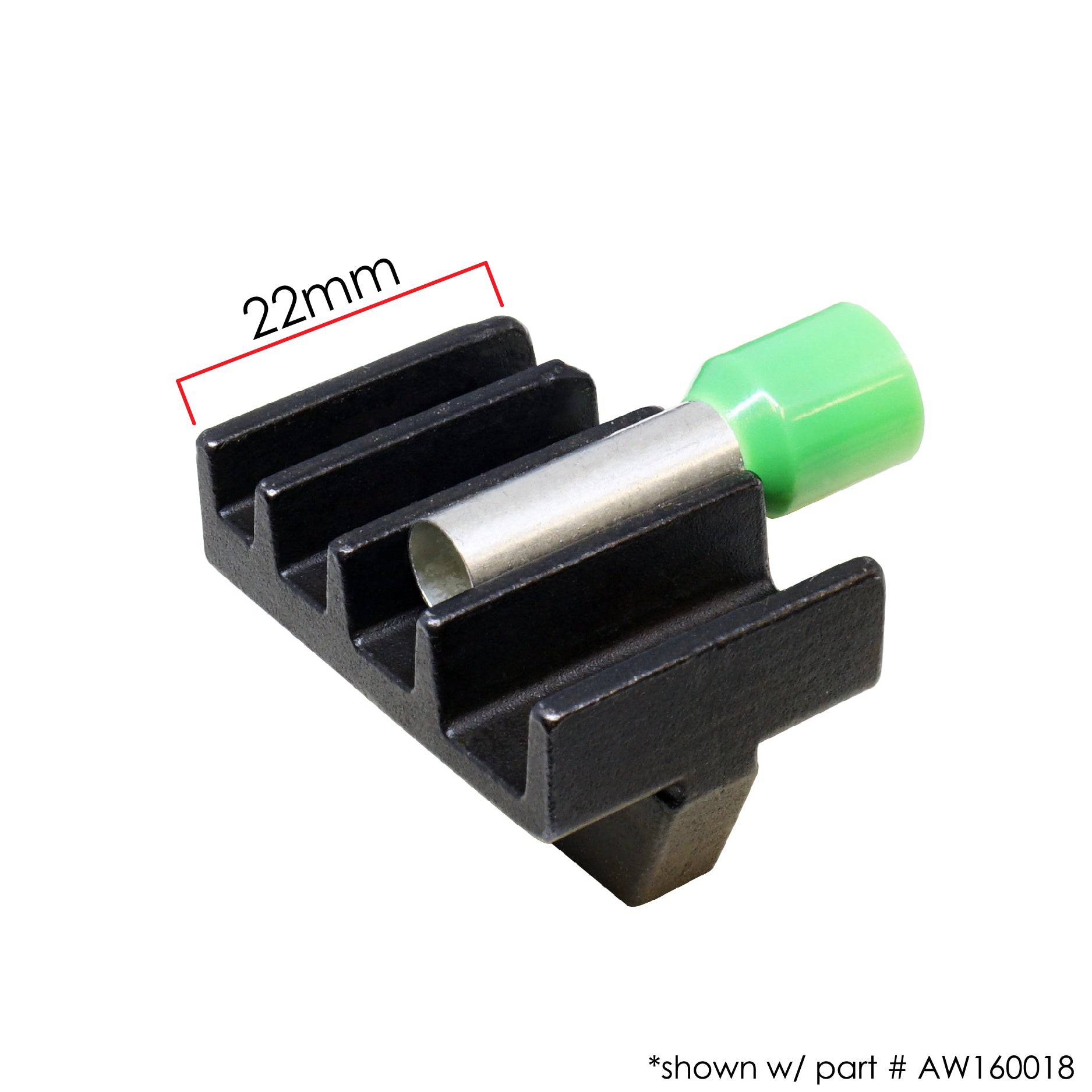 WDC1004-22D - 10 a 4 AWG Punteras Crimping Matriz Juego, XXL Crimp Depth, Trapezoidal Impression, 1 pieza