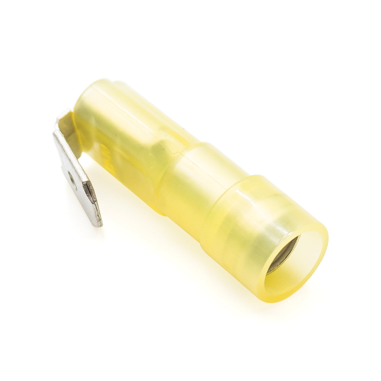 PBDFNYD5-250 - Nylon Fully Insulated Double Crimp Piggyback Terminals - 12-10 AWG - Yellow