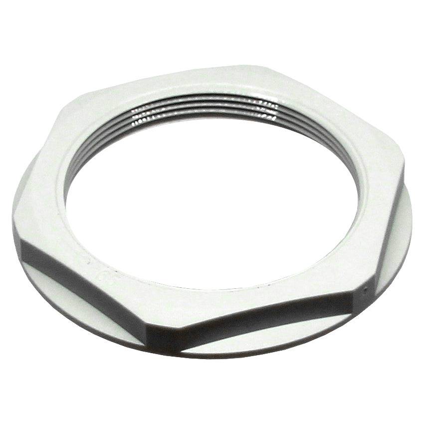 PG42 Thread Nylon Lock Nut for PG Cable Glands, Gray, UL Approved, 1 Piece - PG42GY-LN