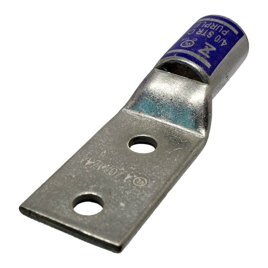 ST4014A - 4/0 AWG Terminal de compresión - 1/4" Tamaño del orificio, 1 pieza