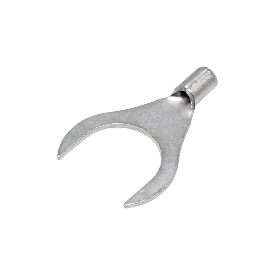 ANB1-10 - 22 to 16 AWG Non Insulated Fork Terminals, 3/8" Stud, UL Recognized, 100 Pieces