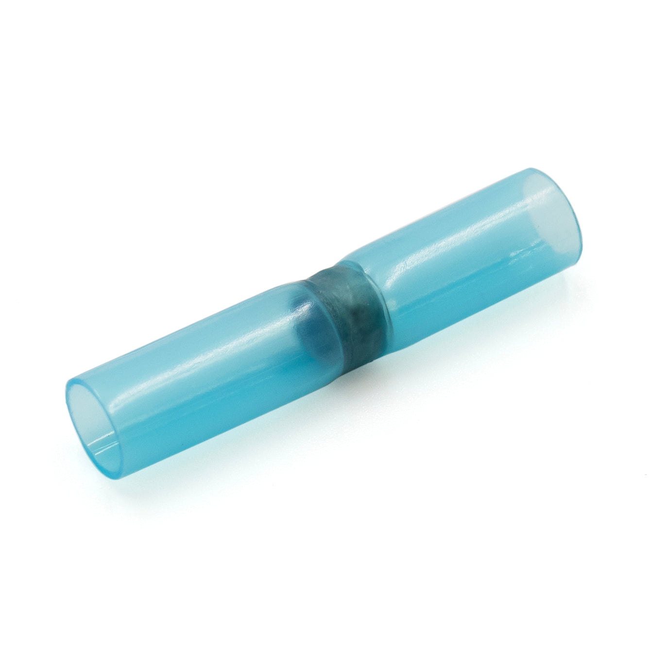 PSST103DW - 16 to 14 AWG Heat Shrink Solder Sleeves, Double Wall, No Printing, Blue, 25 Pieces