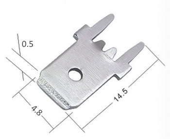 DJ611-4.8X0.5-T technical detail 1