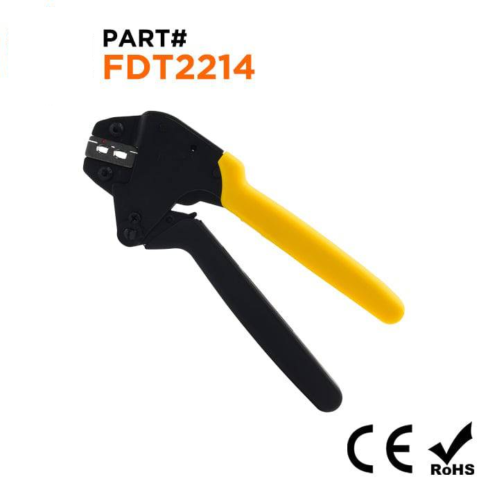 FDT2214 - 22 to 14 AWG Insulated Terminals Crimping Tool, Mini Sized, 1 Piece