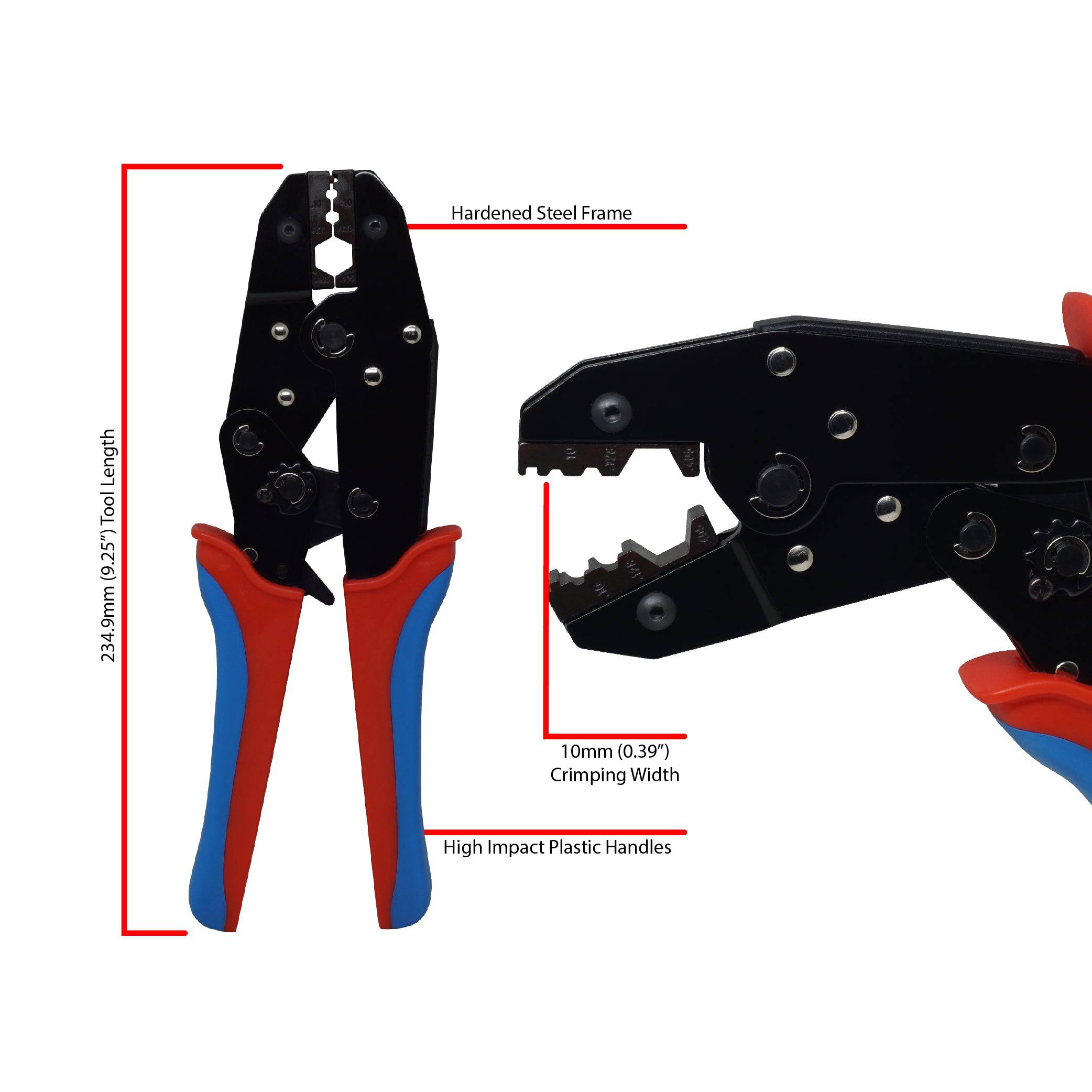 FDT1008151 - Coaxial Crimper - Range: 10.8mm (.425"), 3.25mm (.127"), 2.50mm (.102")