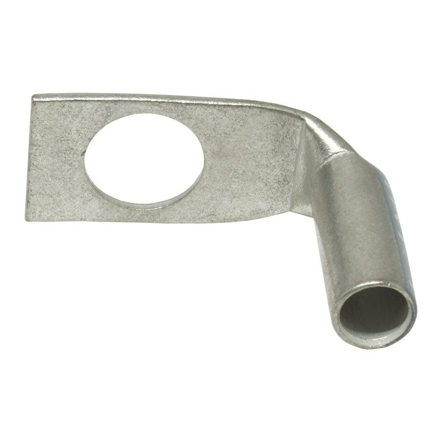 LBF412 - 90 Degree Barril largo Terminal de compresión - 4AWG - 1/2" Orificio, 1 pieza