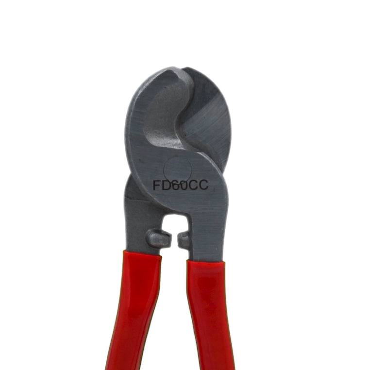 FD60CC - 2 AWG a 2/0 AWG Cable Cutting Herramienta, De acero Build con PVC Soft Grips, 1 pieza