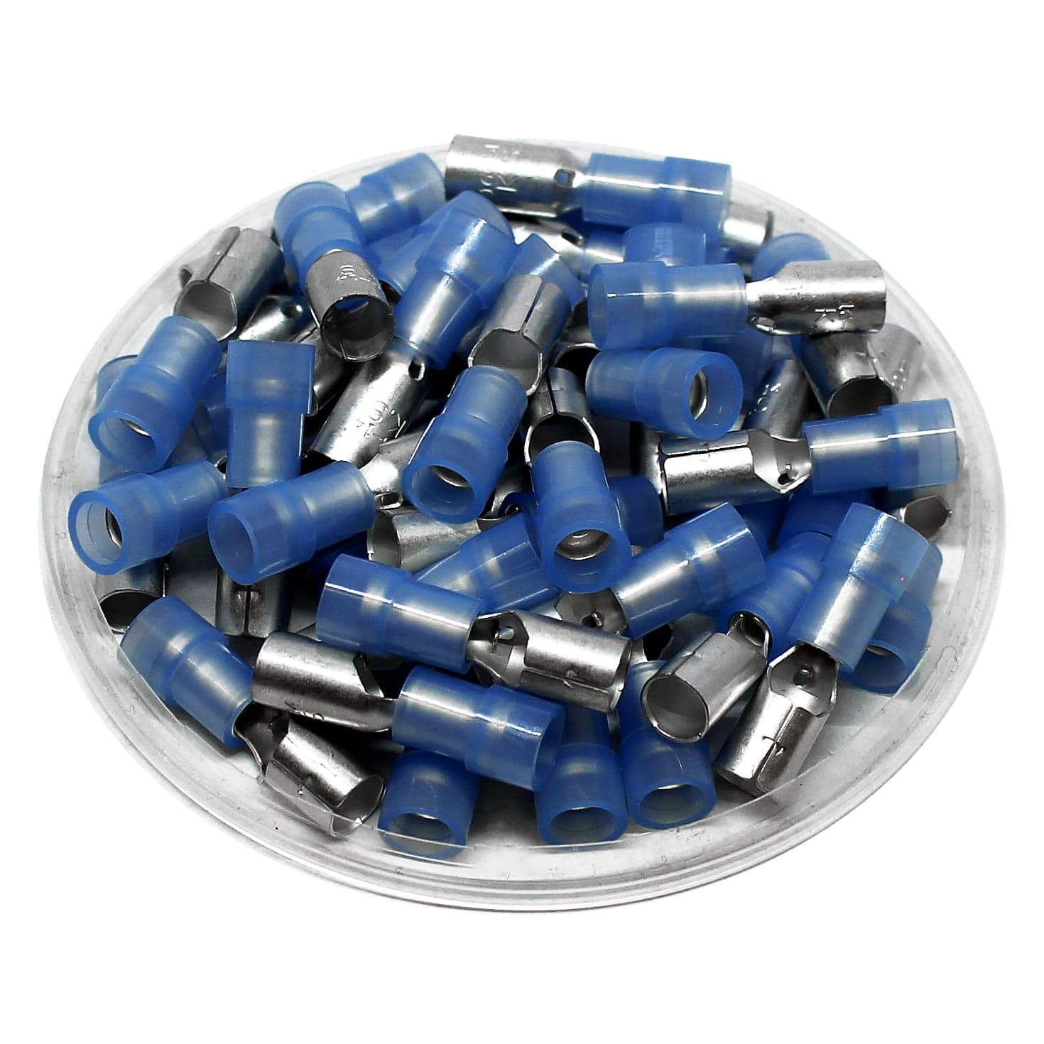 FRSNYD2-195 - Nylon Insulated Female Double Crimp Bullet Connectors - 16-14 AWG