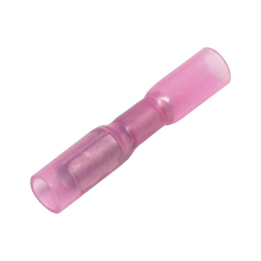 22 a 16 AWG Termorretráctiles Female Conectores tipo bala, 0.156" Tab, Polyethylene, 25 piezas - SBTF100-4